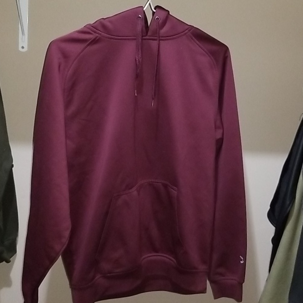 Brooks hoodie burgundy